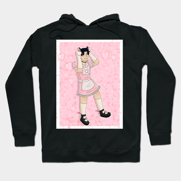 Cat Boy Tim Hoodie by TheStickPeople